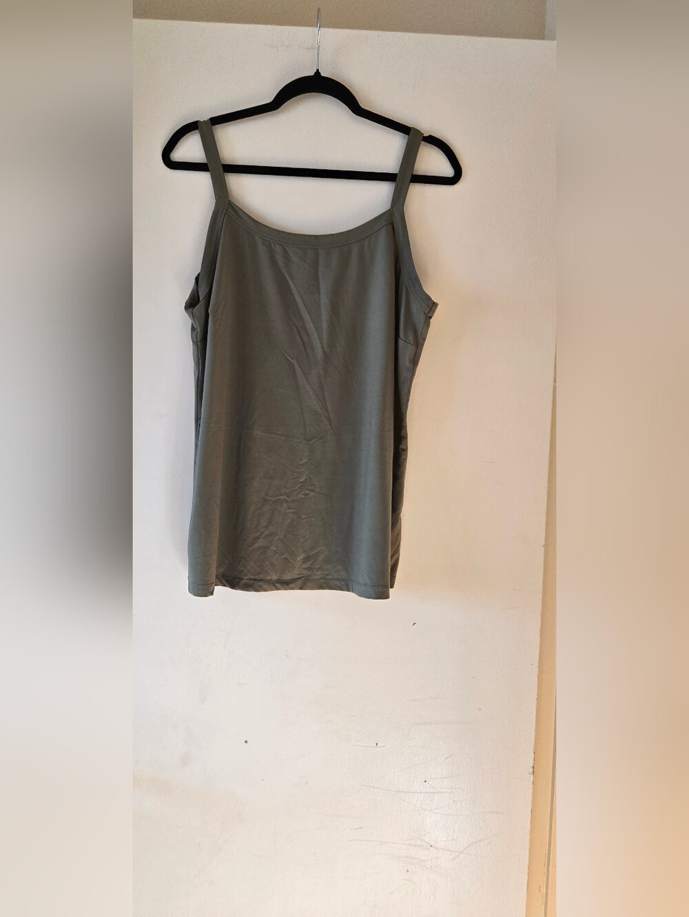 LuLaRoe Olive Green Thicker-Strap Camisole Tank
